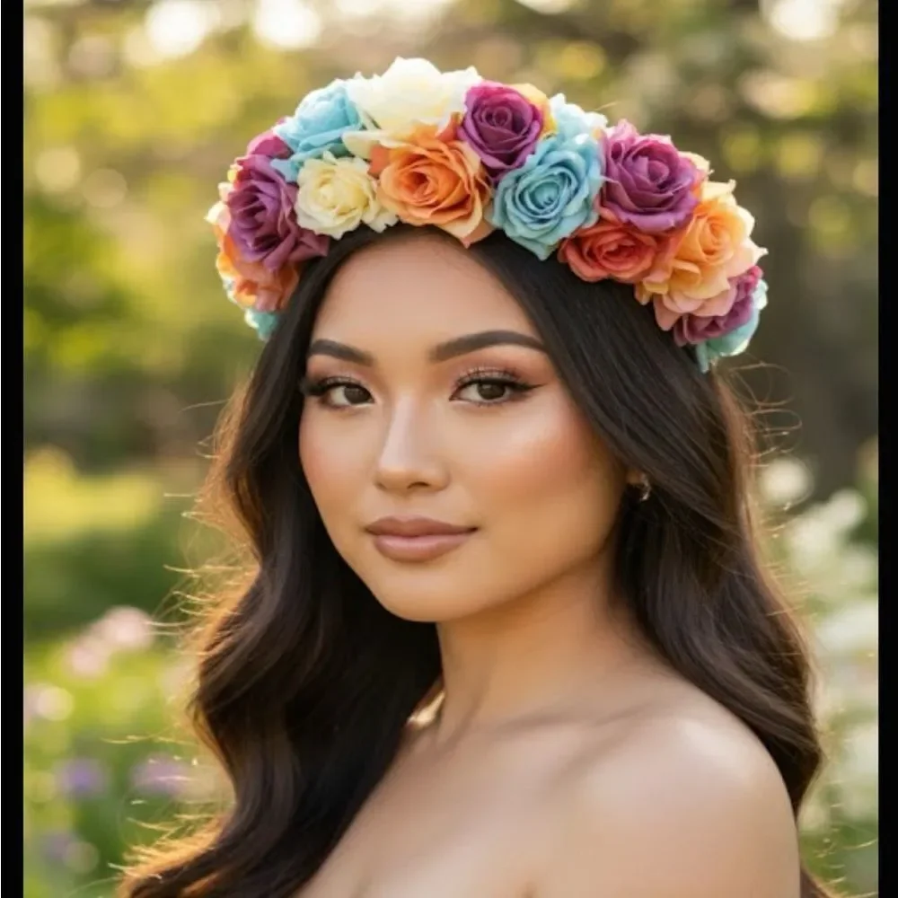 Handmade Spring/Festival/photoshoot Flower crowns - Picture 11 of 12